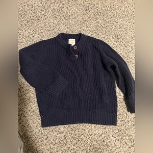 Jumping Beans Dark Blue Sweater with Button Accents Boys 5T